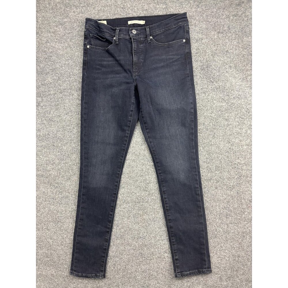 Levis Premium 311 Shaping Skinny Jeans Womens‎ 30 Dark Wash Blue Stretch Denim